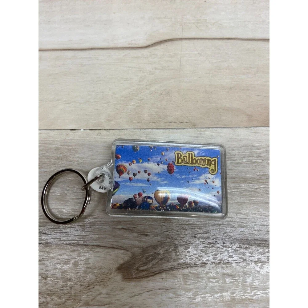 Vintage Ballooning Key Chain Travel Souvenir